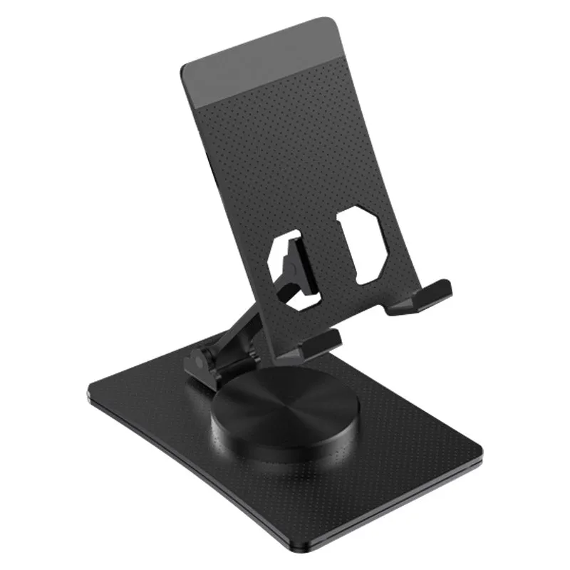 025 Aluminum Alloy Adjustable Stand Foldable Desktop Holder for 4.7 - 12 inch Smartphones, Tablets, e-Readers