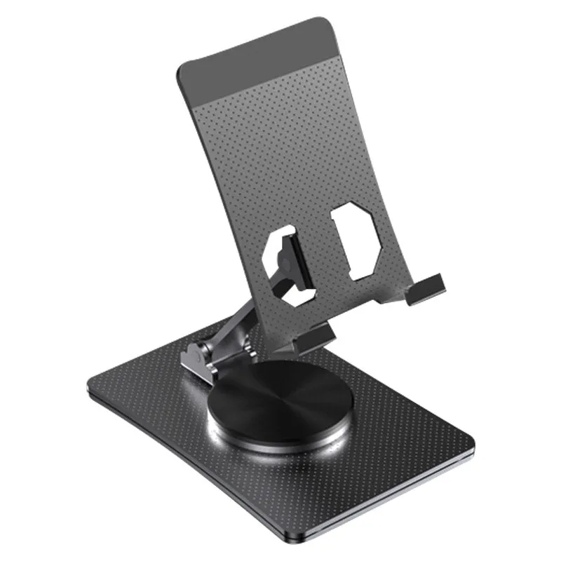 025 Aluminum Alloy Adjustable Stand Foldable Desktop Holder for 4.7 - 12 inch Smartphones, Tablets, e-Readers