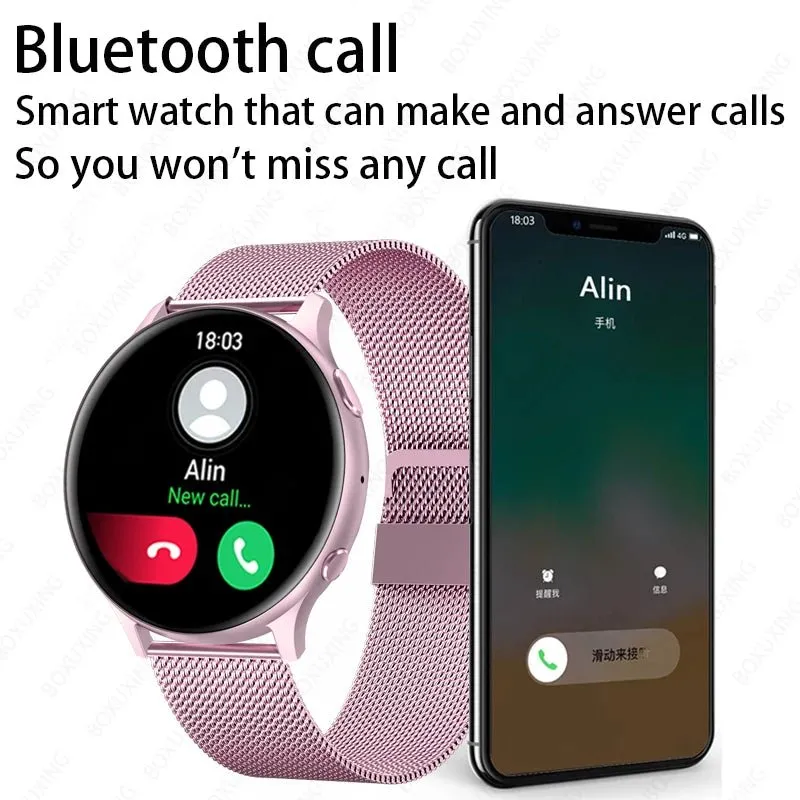 2023 New Bluetooth Call Smart Watch Women Men 1.32 " AMOLED 360*360 HD Pixel Display Smartwatch  Ladies Woman For Xiaomi Huawei