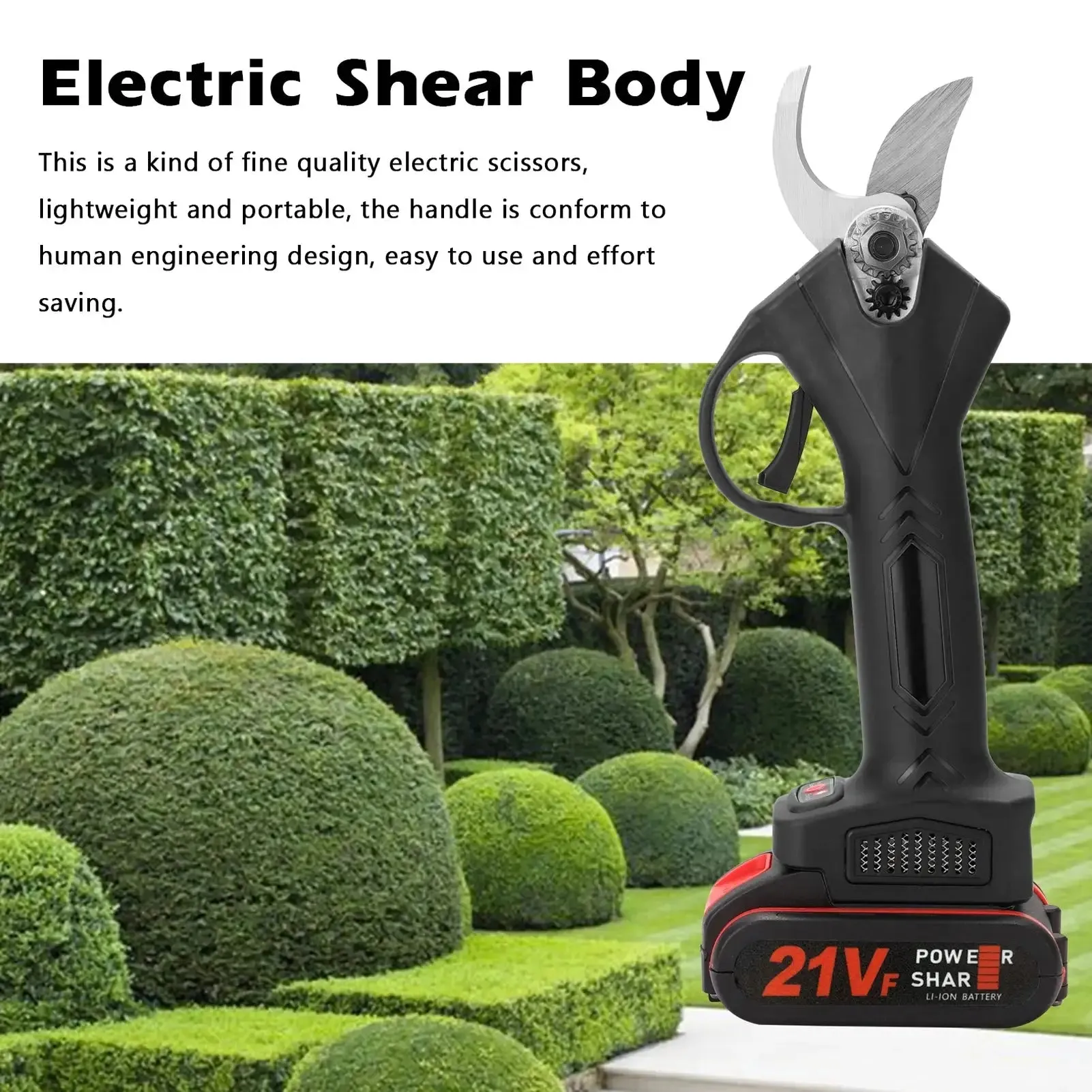 21V Cordless Electric Pruner – Effortless Tree Trimming & Landscaping Tool