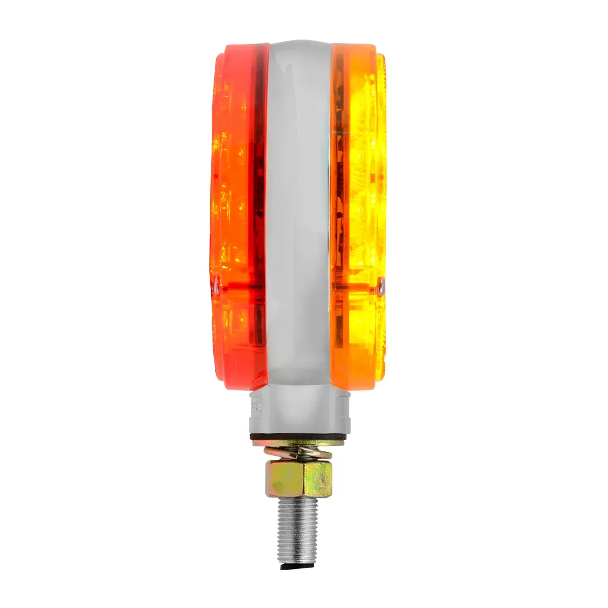 4" SMART DYNAMIC DOUBLE FACE AMBER/RED 21 LED LIGHT, DRIVER SIDE