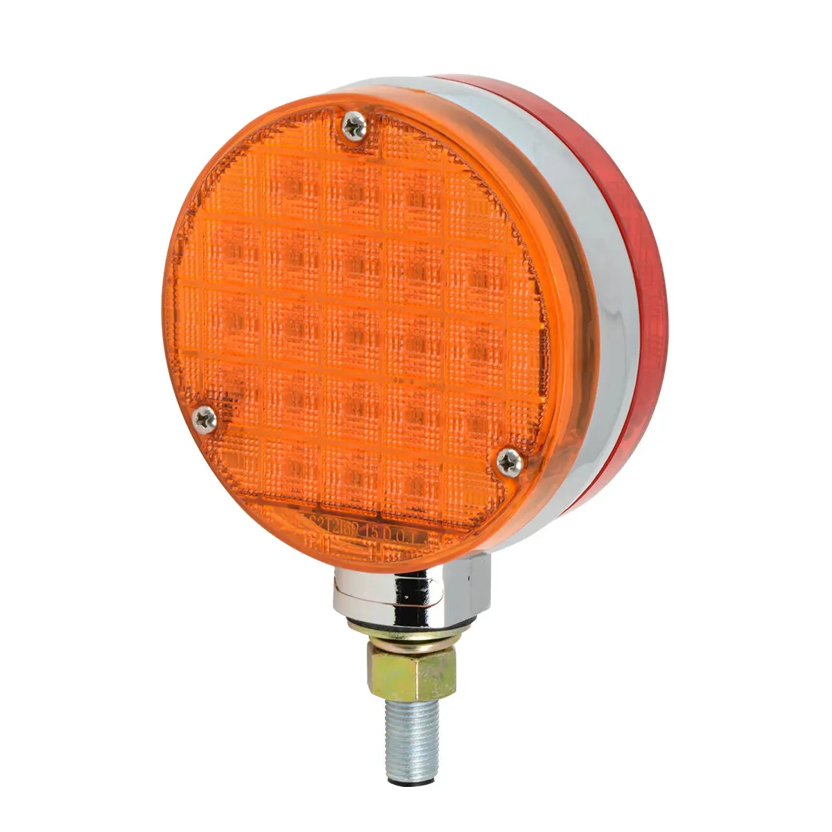 4" SMART DYNAMIC DOUBLE FACE AMBER/RED 21 LED LIGHT, DRIVER SIDE