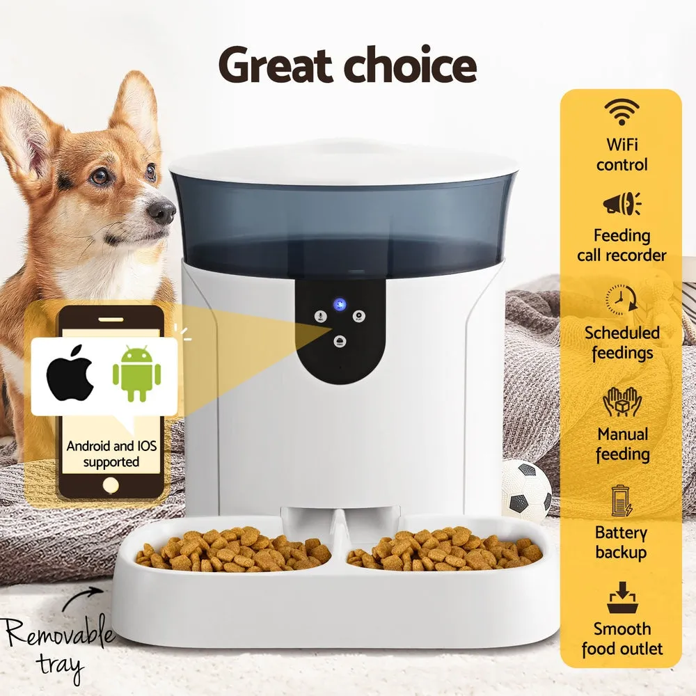 7L WiFi Automatic Pet Feeder with Timer & Voice Recording - iPet