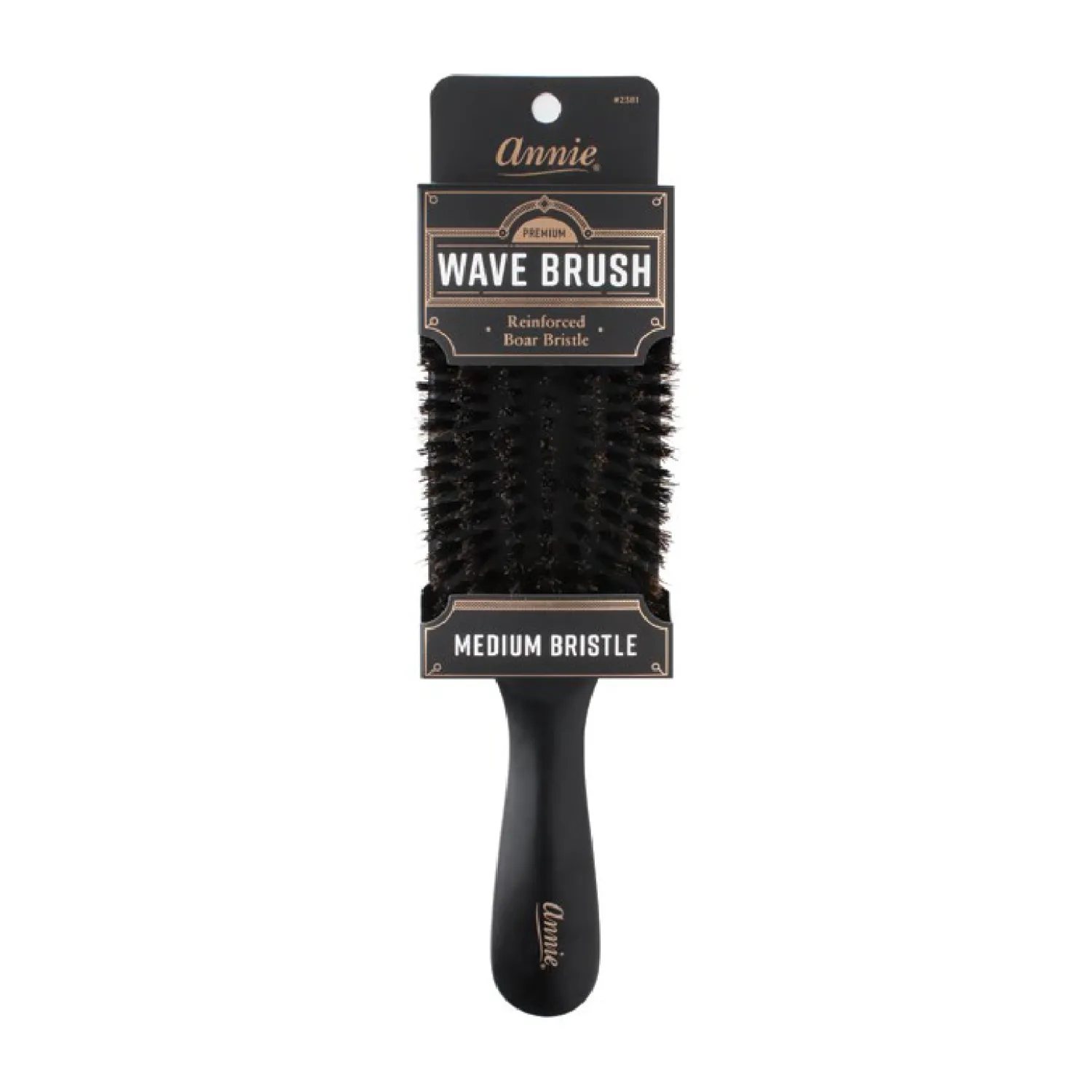 Annie Premium Medium Wave Boar Bristle Brush