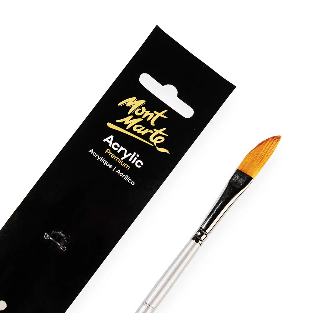 Artist Acrylic Brush Premium Taklon Dagger 3/8