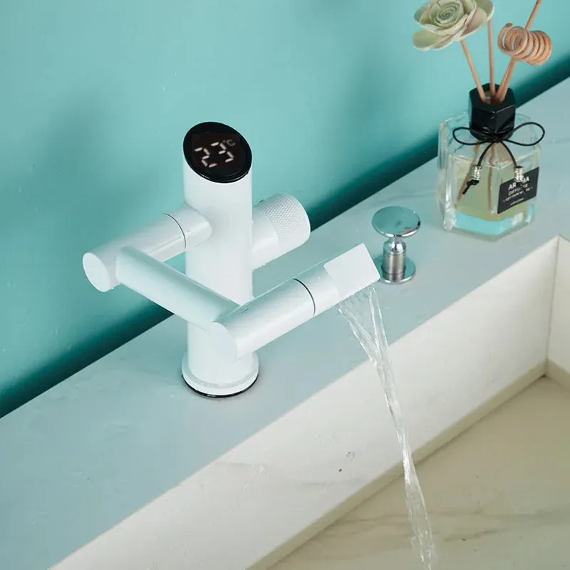 Bathroom Faucet Basin Tap Elegant Multi-function Rotating Sink Faucet