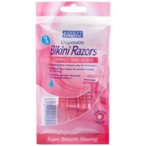 Beauty Formulas Disposable Bikini Razors x 3