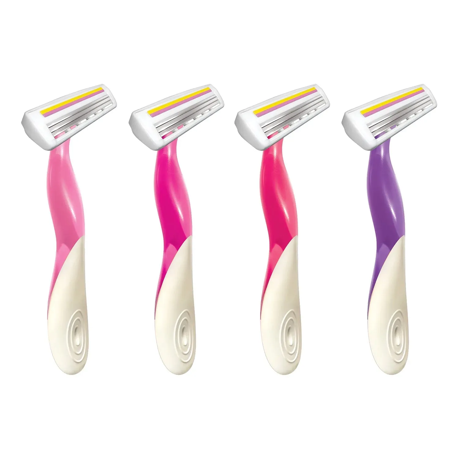 Bic Soleil Smooth Lavender Scent Women's Razors 3 Blades Lames 4 Pack