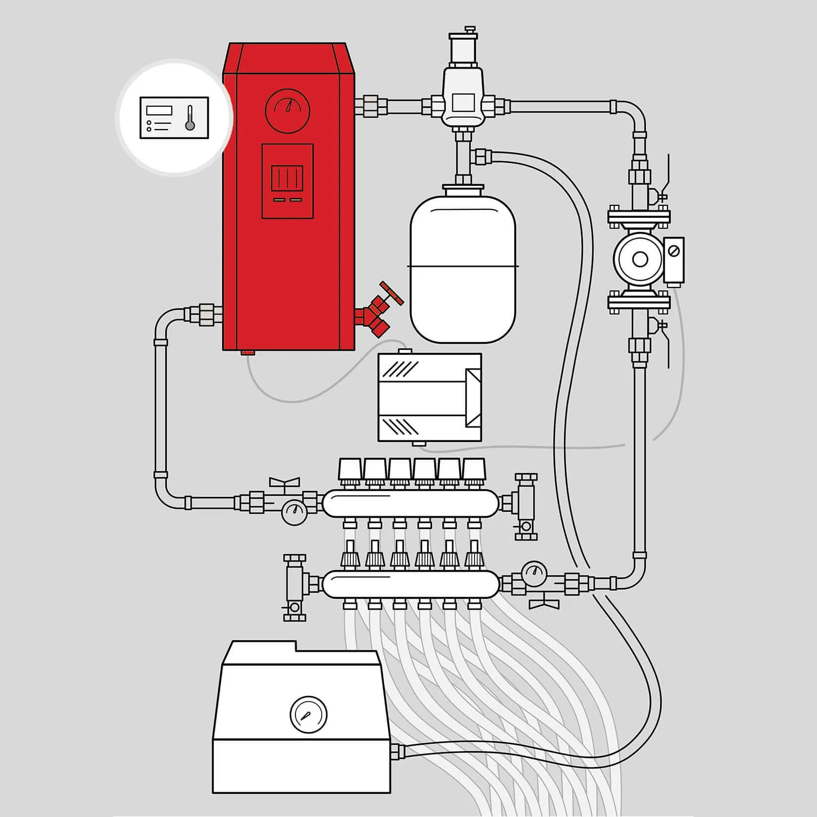 BTH Ultra 13.5 kW / 44356 Btu - 600V electric boiler