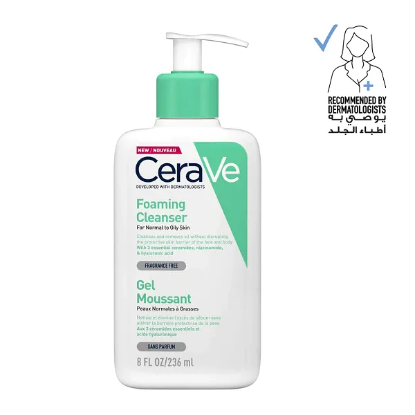 Cerave - Foaming Facial Cleanser For Normal To Oily Skin