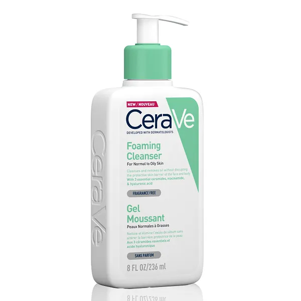 Cerave - Foaming Facial Cleanser For Normal To Oily Skin