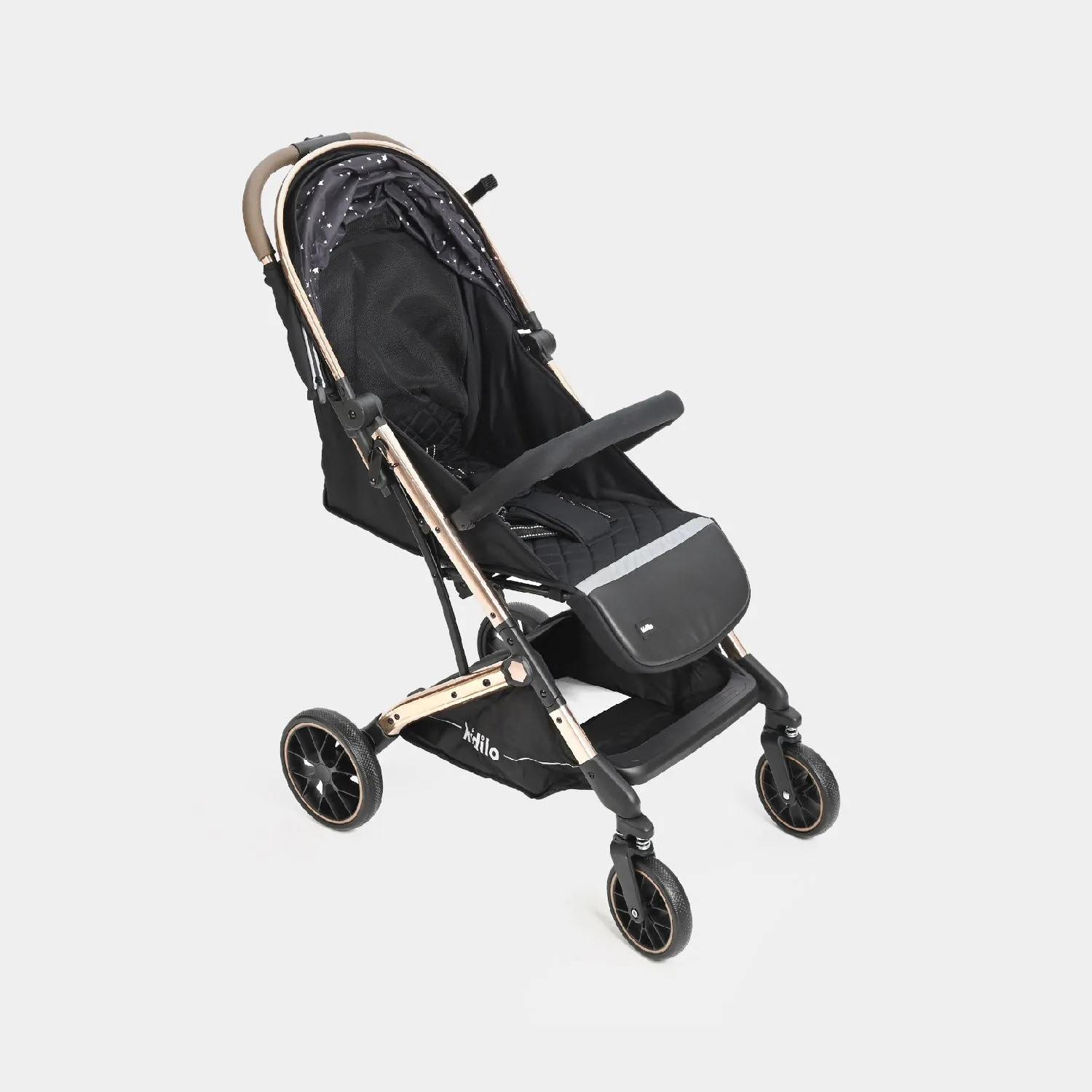 Compact Folding Baby Stroller - Black