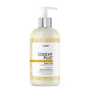 Coochy Plus Intimate Shaving Cream SWEET DIVA For Afro Natural Texture Hair With HydroLock & MOISTURIZING  Formula 8 Oz.