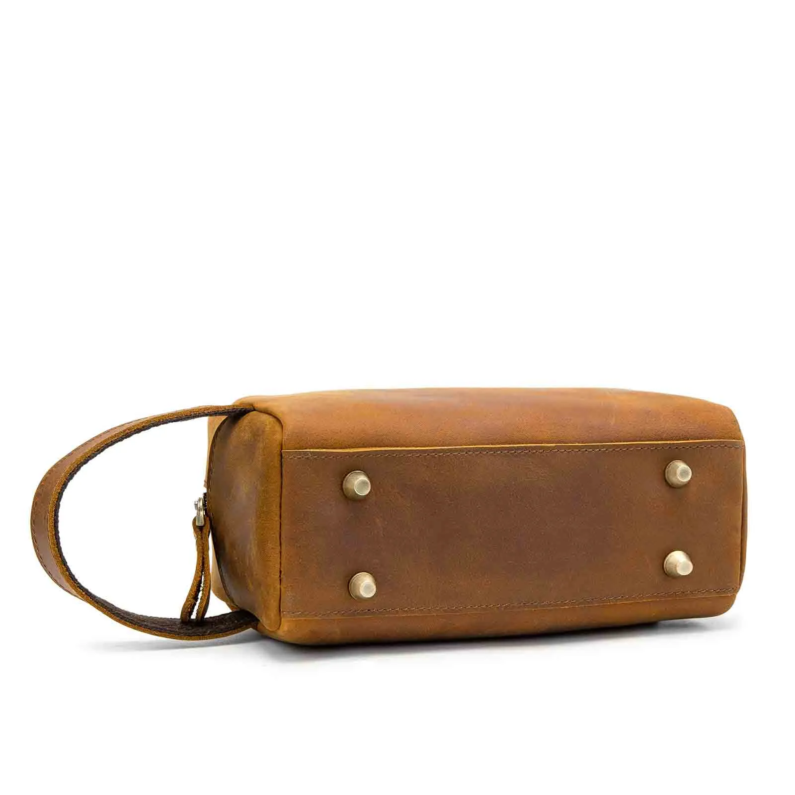 Crazy Horse Leather Toiletry Bag