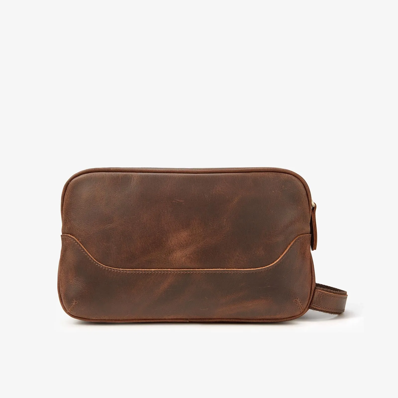 Crazy Horse Leather Toiletry Bag