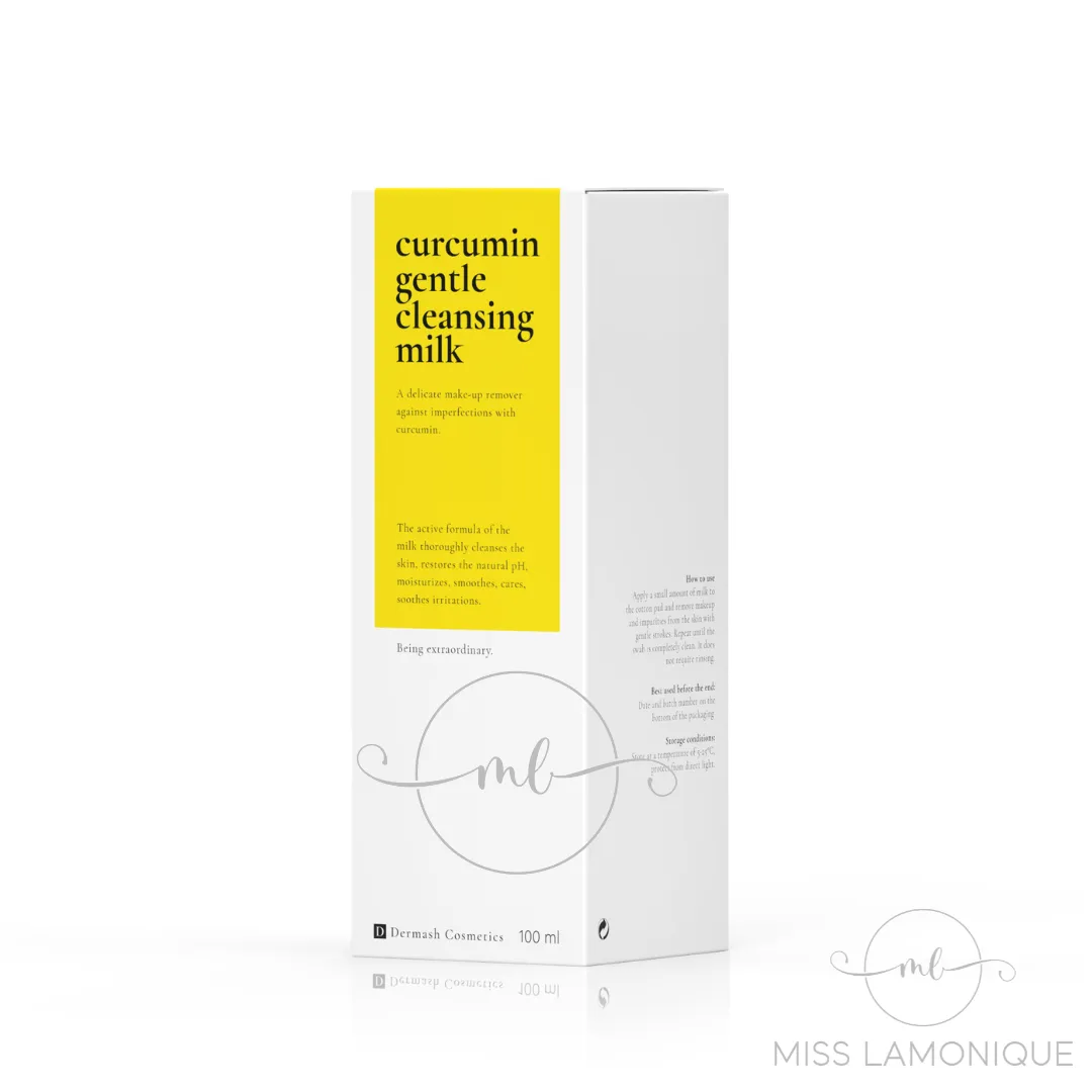 Dermash Cosmetics Gentle cleansing milk with curcumin 100 ml