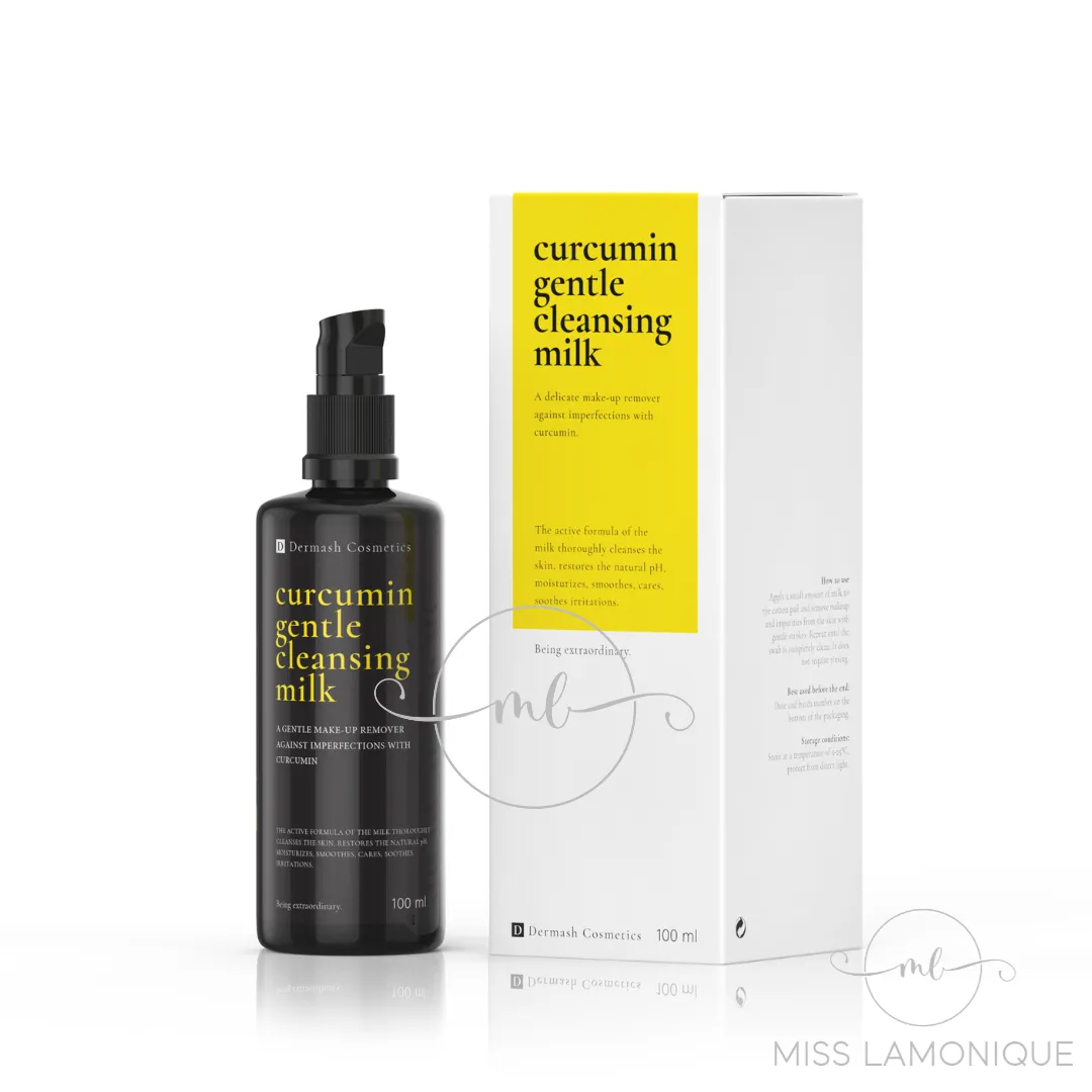 Dermash Cosmetics Gentle cleansing milk with curcumin 100 ml