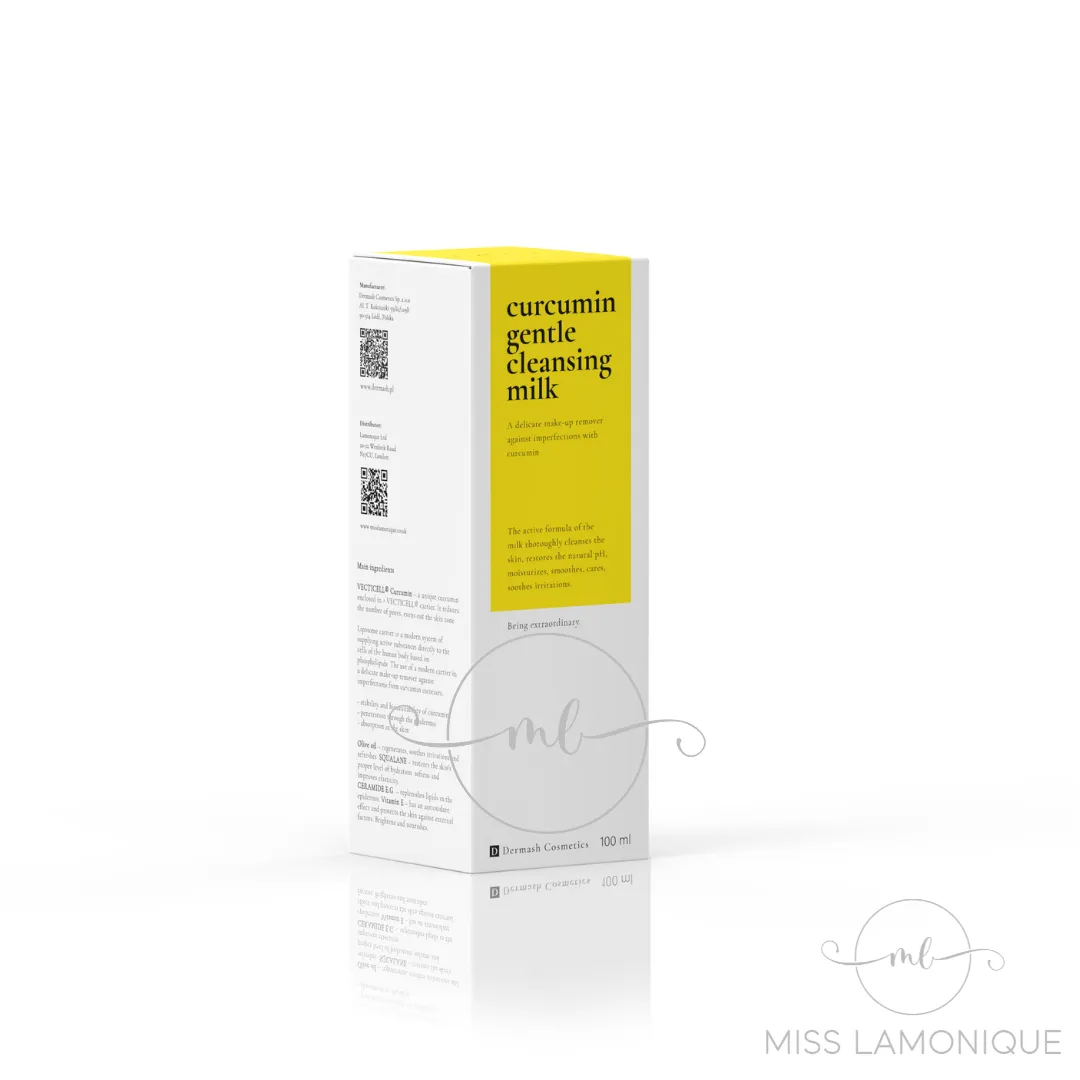 Dermash Cosmetics Gentle cleansing milk with curcumin 100 ml