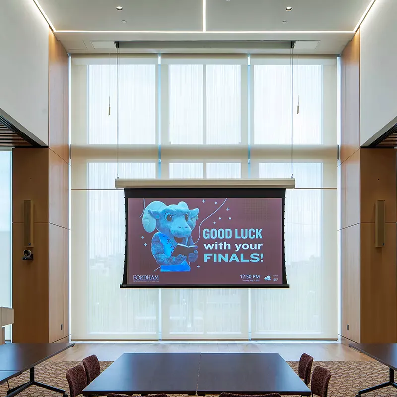 Draper Ropewalker [16:10] Ceiling-Recessed Projection Screen 85" (45" x 72") 150058EC