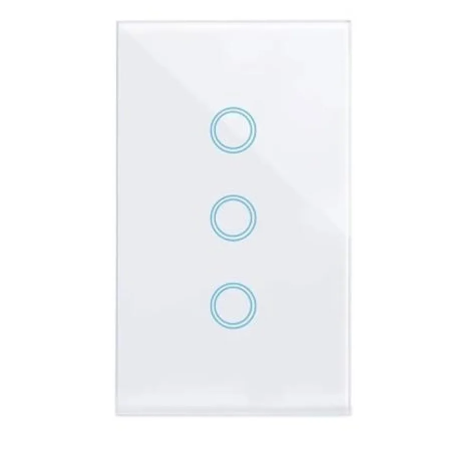 EACHEN WiFi Smart Touch Switch-L-US - White (NO NEUTRAL REQUIRED) (EWelink APP)