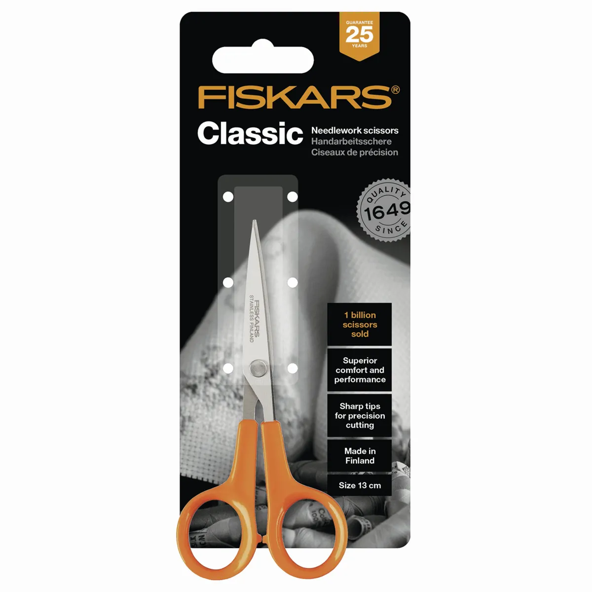 Fiskars - Needlework Micro-Tip Scissors 13cm