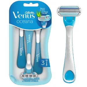 Gillette Venus Oceana Women's Disposable Razors 3 Pack