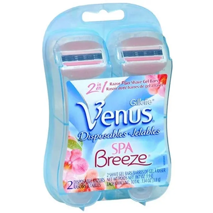 Gillette Venus Spa Breeze Disposable Razors 2 Pack