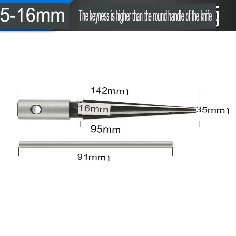 Hand Taper Reamer Hand Electric Drill Drilling Countersunk Head Chamfering Reamer Tool