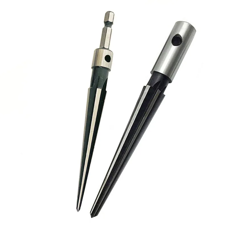 Hand Taper Reamer Hand Electric Drill Drilling Countersunk Head Chamfering Reamer Tool