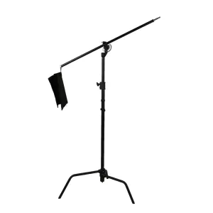 Heavy Duty Photographic Lighting C-Stand with Boom Arm