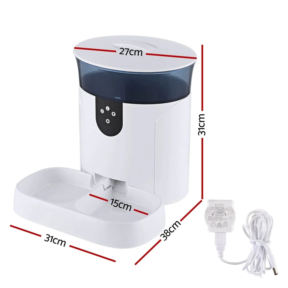 i.Pet Automatic Pet Feeder Dog Cat Wifi 7L Auto Smart Food Dispenser Timer Feed