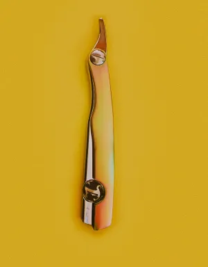 Irving Barber Co. - Chrome / Yellow Zinc Razor