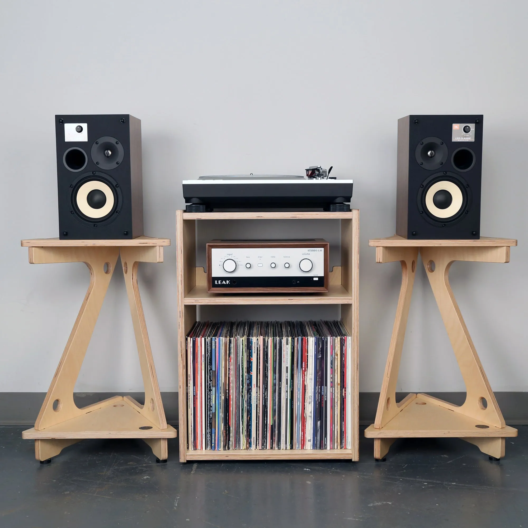 Line Phono Speaker Stand for Bookshelf Speakers, Sonos Five