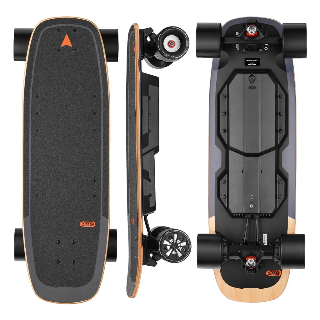 Meepo MINI-5-ER20 Electric Skateboard Dual 500W Hub Motors 28 MPH 20 Miles 288Wh New