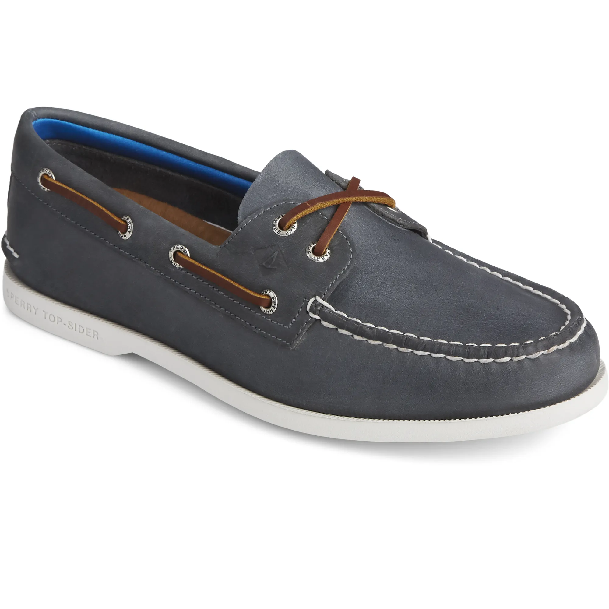 Men's Authentic Original PLUSHWAVE Boat Shoe - Navy (STS22196)