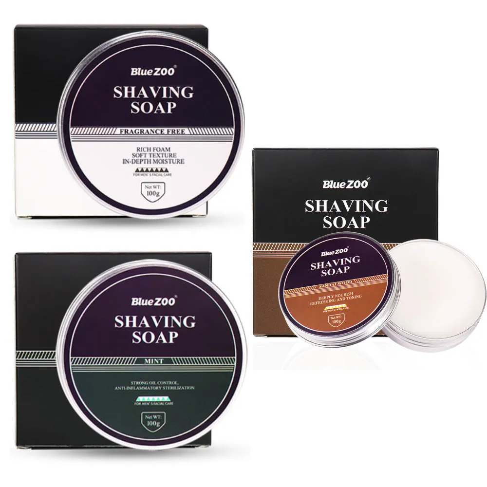 Men's facial care shave beard shaving cream