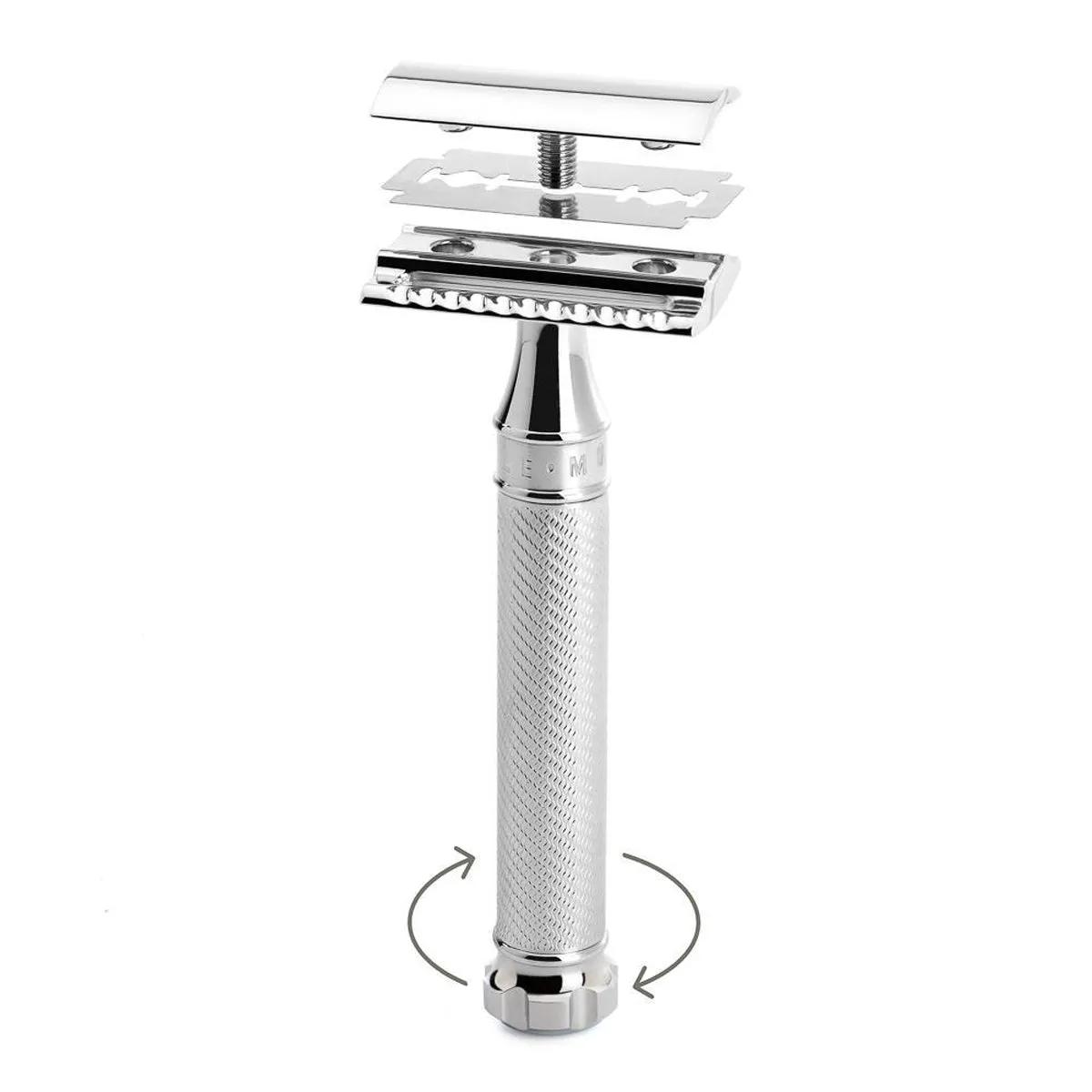 MÜHLE Traditional Twist Safety Razor - Chrome