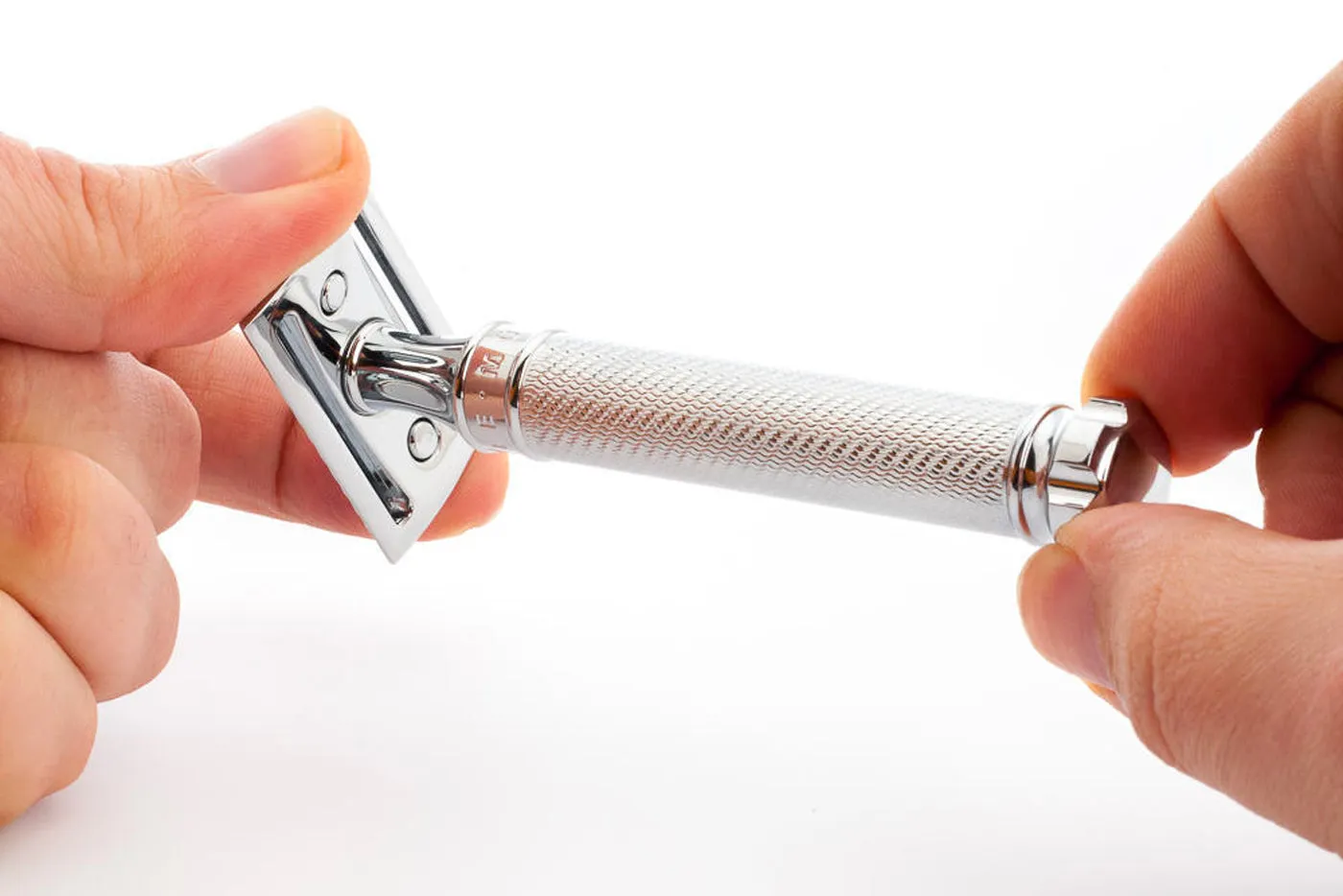 MÜHLE Traditional Twist Safety Razor - Chrome