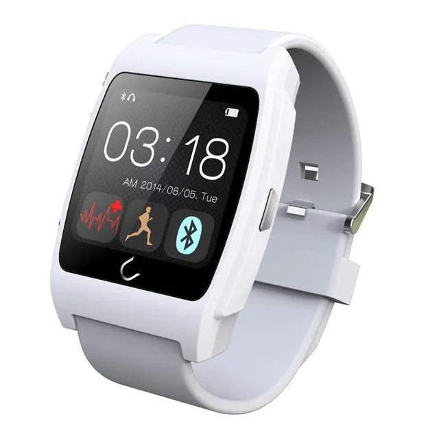 Sleep Heart Rate Monitor Bluetooth Smart Watch UX wtih 3D MagSensor,3D Gravity Sensor For Android