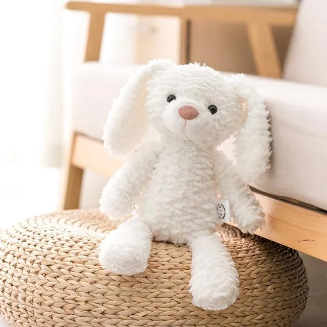 Super Soft Long legs baby appease toy Pink Bunny Grey Teddy Bear Dog elephant unicorn Stuffed Animals doll toys for Children