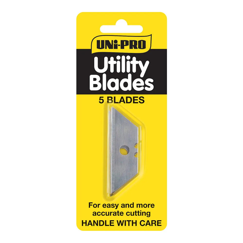 UNI-PRO Paint Scraper Replacement Utility Blades x 5 Pack