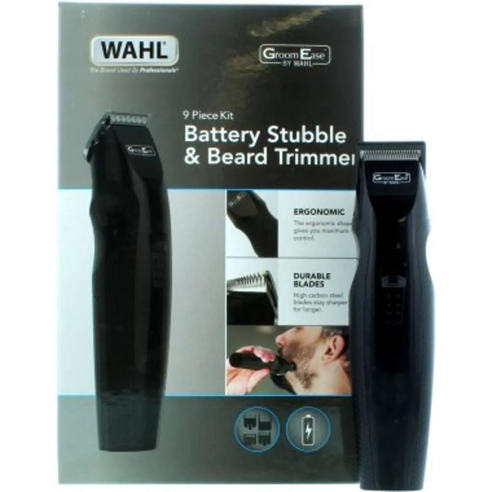 Wahl Beard Trimmer 9pc Kit Battery Operated