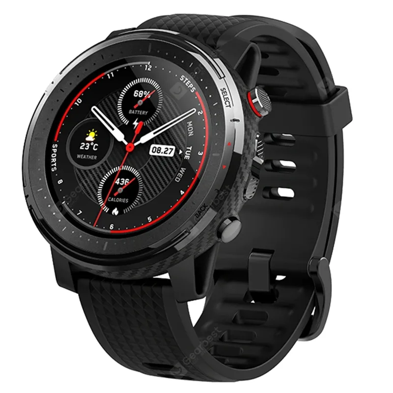 Xiaomi Huami Amazfit Stratos 3 smart watch (bluetooth smart watch GPS sport android IOS mi watch) [Global Version]