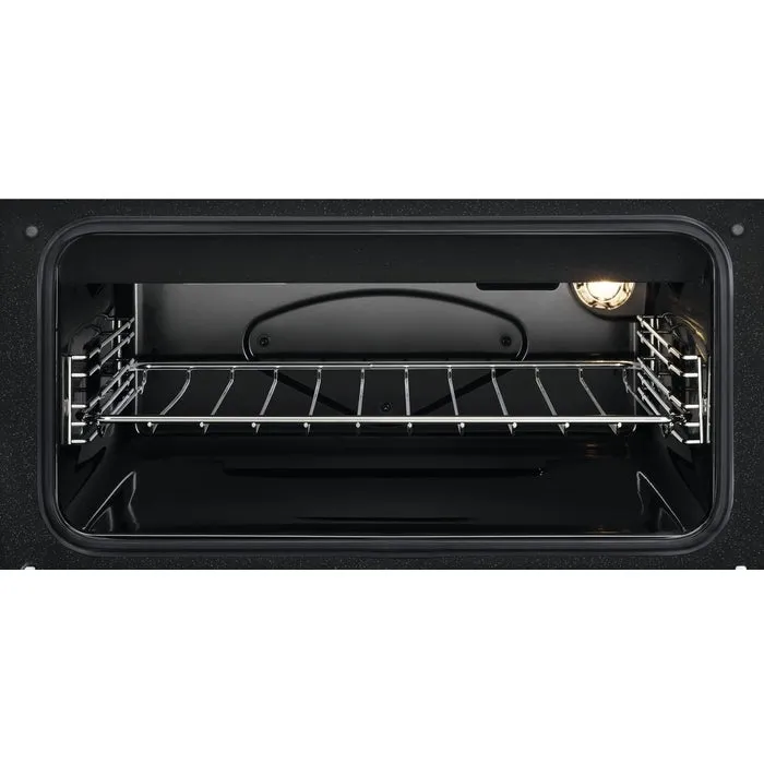 Zanussi ZCV66050BA Ceramic Electric Cooker with Double Oven, Black, A Rated