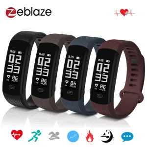 Zeblaze Plug 0.96" OLED Smart Wristband WaterProof Quick Recharge Fitness Tracker Heart Rate Monitor Stopwatch Smart Bracelet